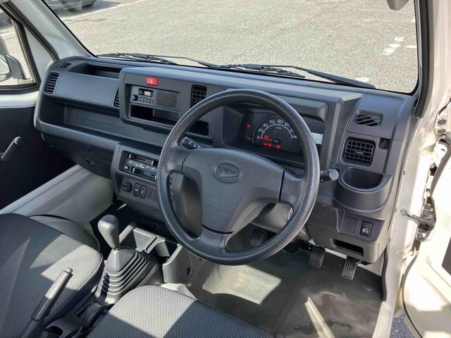 ハイゼットトラックスタンダード　農用スペシャル荷台ライト　リヤ４枚リーフスプリング　リヤデフロック　副変速機　スピーカー一体型ＡＭ／ＦＭラジオ　エアコン　パワステ　左右サンバイザー　運転席エアバッグ　最大積載量３５０ｋｇ（千葉県）の中古車