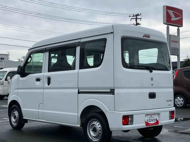 エブリイＰＡＥＴＣ　スピーカー一体型ＡＭ／ＦＭラジオ　両側スライドドア　ハロゲンヘッドランプ　マニュアルエアコン　間欠ワイパー　リヤワイパー　荷室作業灯　左右アシストグリップ　チャイルドロック　センターコンソール（千葉県）の中古車