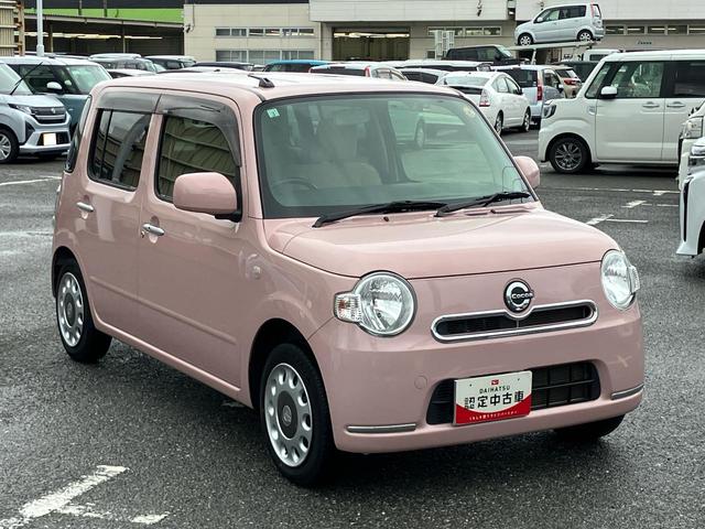 ミラココアココアXクリアテールランプ 前後メッキモール キーフリーシステム オートエアコン 電動格納ドアミラー 運転席シートリフター バニディミラー付きサンバイザー アイドリングストップ(千葉県)の中古車