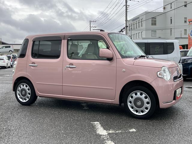 ミラココアココアXクリアテールランプ 前後メッキモール キーフリーシステム オートエアコン 電動格納ドアミラー 運転席シートリフター バニディミラー付きサンバイザー アイドリングストップ(千葉県)の中古車