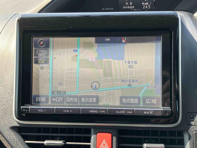 ノアハイブリッドG9型ナビ/TV/DVD/BT バックカメラ ETC ハイブリッド 前後コーナーセンサー リモコンエンジンスターター ワイヤレス充電 クルコン LEDヘッドライト オートライト 革巻ステアリング アルミ(千葉県)の中古車