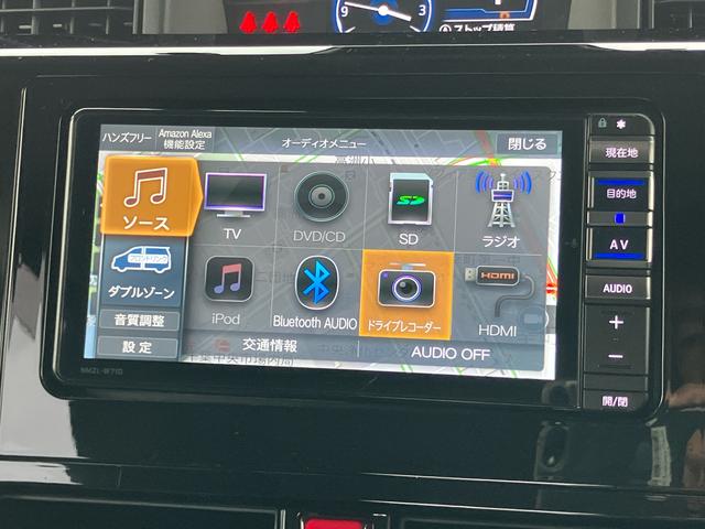 トールカスタムＧナビ／ＴＶ／ＤＶＤ／ＢＴ／ＵＳＢ　バックカメラ　前後ドラレコ　ＥＴＣ　全車速追従クルコン　ＬＥＤヘッドライト　オートライト　スマアシ　前後コーナーセンサー　電動駐車ブレーキ　キーフリー　アルミホイール（千葉県）の中古車