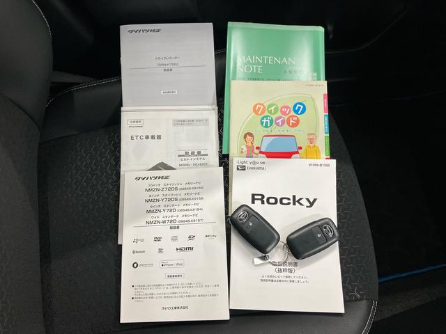 ロッキープレミアムＧ　ＨＥＶＨＥＶ　９型ナビ／ＴＶ／ＤＶＤ／ＢＴ／ＵＳＢ　全周囲カメラ　前後ドラレコ　ＥＴＣ　全車速追従クルコン　ＬＥＤヘッドランプ　オートライト　リヤフォグ　コーナーセンサー　シートヒーター　電動駐車ブレーキ（千葉県）の中古車