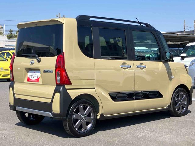 タントファンクロスターボリミテッドターボ ETC バックカメラ ルーフレール 全車速追従クルコン 両側電動スライドドア LEDヘッドライト オートライト シートヒーター コーナーセンサー 電動駐車ブレーキ キーフリー アルミホイール(千葉県)の中古車
