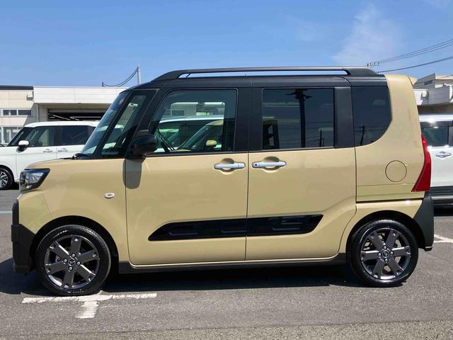 タントファンクロスターボリミテッドターボ ETC バックカメラ ルーフレール 全車速追従クルコン 両側電動スライドドア LEDヘッドライト オートライト シートヒーター コーナーセンサー 電動駐車ブレーキ キーフリー アルミホイール(千葉県)の中古車