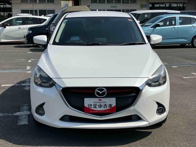 デミオXDツーリングナビ/TV/DVD/BT/USB/AUX ETC LEDヘッドライト オートライト パドルシフト クルコン シートヒーター 革巻ステアリング 16インチアルミホイール ステリモ チルト スマートキー(千葉県)の中古車