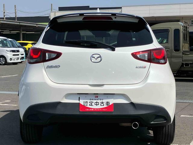 デミオXDツーリングナビ/TV/DVD/BT/USB/AUX ETC LEDヘッドライト オートライト パドルシフト クルコン シートヒーター 革巻ステアリング 16インチアルミホイール ステリモ チルト スマートキー(千葉県)の中古車