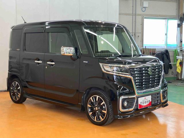 スペーシアカスタムハイブリッドXSバックカメラ連動フルセグナビ USB接続 ブルートュース対応 両側電動スライドドア プッシュエンジンスタート キーフリーシステム リヤシーリングファン 助手席シートアンダーボックス(千葉県)の中古車