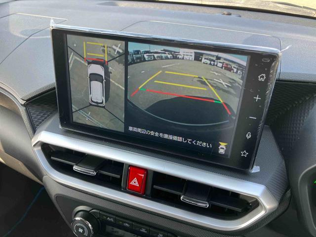 ロッキープレミアムG HEV9型DPオーディオ/BT/TV/USB 全周囲カメラ ステアスイッチ LEDヘッドランプ リヤフォグランプ 17インチアルミ シートヒーター 全車速追従クルコン コーナーセンサー 衝突被害軽減ブレーキ(千葉県)の中古車