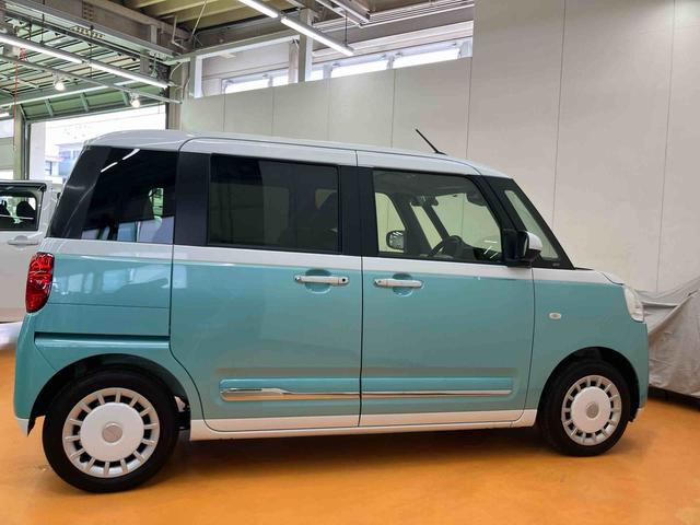 ムーヴキャンバスストライプスＧターボ衝突回避支援　横滑り防止装置　アダプティブクルーズコントロール　オートブレーキホールド付き電動パーキング　前席シートヒーター　置きラクボックス　ホットカップホルダー　前後コーナーセンサー（千葉県）の中古車