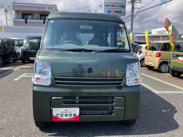 エブリイPCリミテッド純正ナビゲーション/ETC/バックカメラ/エアバック/キーレスエントリー/電動格納ミラー/パワーウインドウ/バイザー/ラバーマット/ホイールカバー/ハロゲンヘッドライト/リア5面スモークガラス(千葉県)の中古車