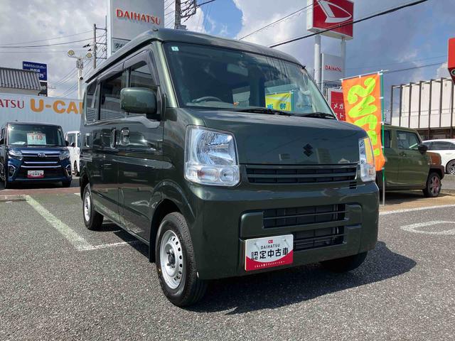 エブリイPCリミテッド純正ナビゲーション/ETC/バックカメラ/エアバック/キーレスエントリー/電動格納ミラー/パワーウインドウ/バイザー/ラバーマット/ホイールカバー/ハロゲンヘッドライト/リア5面スモークガラス(千葉県)の中古車