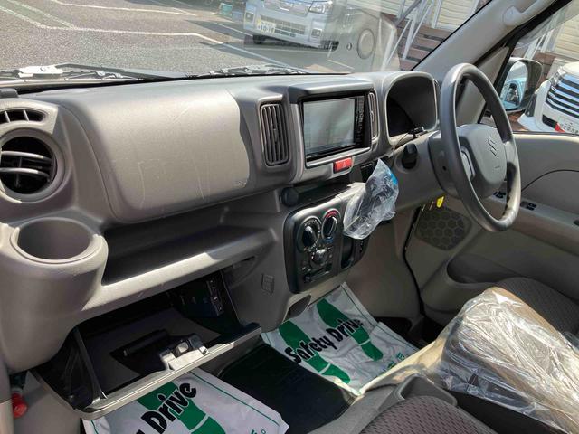 エブリイPCリミテッド純正ナビゲーション/ETC/バックカメラ/エアバック/キーレスエントリー/電動格納ミラー/パワーウインドウ/バイザー/ラバーマット/ホイールカバー/ハロゲンヘッドライト/リア5面スモークガラス(千葉県)の中古車