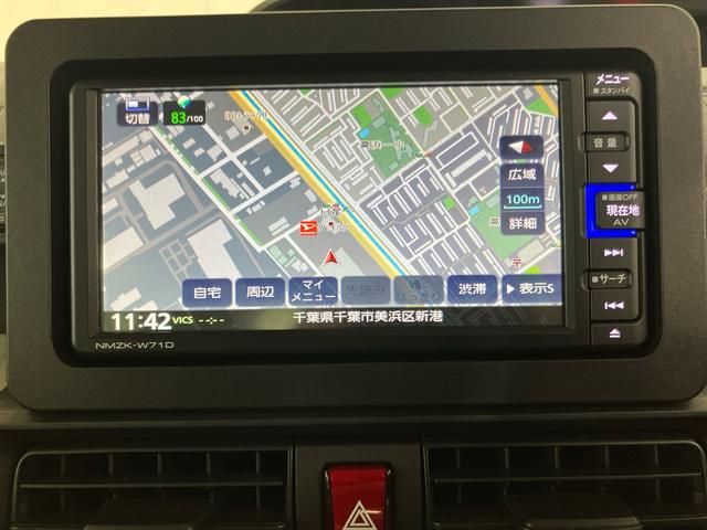 タントＸパノラマカメラ連動フルセグナビ　ＵＳＢ接続　ブルートゥース対応　ＴＶナビキット　フロント．リヤドライブレコーダー連動　運転席ロングスライドシート　前席シートヒーター　前後コーナーセンサー（千葉県）の中古車