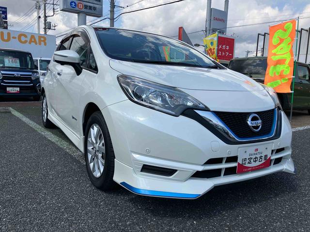 ノートｅ−パワー　Ｘナビゲーション／ケンウッドドライブレコーダー／ＥＴＣ車載器／オートエアコン／ステアリングスイッチ／オートライト／コーナーセンサー／電動格納ミラー／アルミホイール／セキュリティーアラーム（千葉県）の中古車