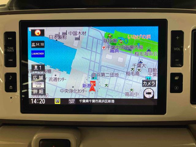 ムーヴキャンバスＧメイクアップＶＳ　ＳＡIIIパノラマカメラ連動８インチフルセグナビ　ＵＳＢ接続　ＨＤＭＩ接続　フロント．リヤドライブレコーダー連動　ＥＴＣ　置きラクボックス　運転席シートヒーター　ウインドシールドディアイサー（千葉県）の中古車