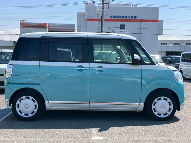 ムーヴキャンバスＧメイクアップＶＳ　ＳＡIII８型ナビ／ＴＶ／ＤＶＤ／ＢＴ／ＵＳＢ　全周囲カメラ　前後ドラレコ　ＥＴＣ　運転席シートヒーター　ＬＥＤヘッドライト　オートライト　スマアシ　置き楽ＢＯＸ　フロントガラスディアイサー　両側電動スライド（千葉県）の中古車