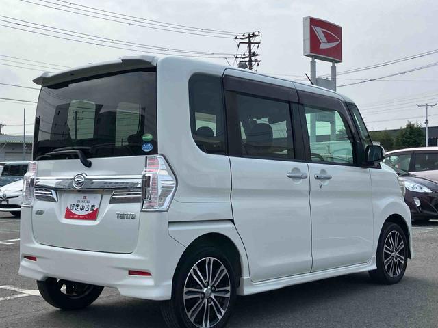 タントカスタムRS SAターボ ナビ/TV/DVD/BT バックカメラ ETC LEDヘッドライト オートライト スマアシ 両側電動スライドドア 革巻ステアリング キーフリー イモビライザー 盗難防止警報 アルミ ステリモ(千葉県)の中古車