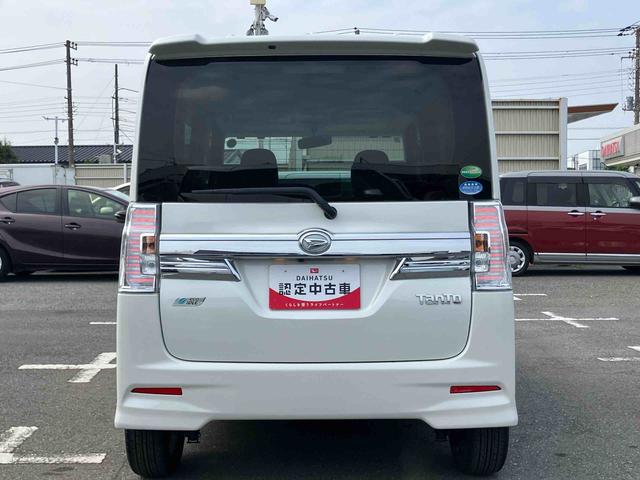 タントカスタムRS SAターボ ナビ/TV/DVD/BT バックカメラ ETC LEDヘッドライト オートライト スマアシ 両側電動スライドドア 革巻ステアリング キーフリー イモビライザー 盗難防止警報 アルミ ステリモ(千葉県)の中古車