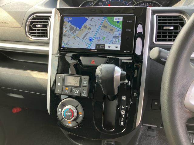 タントカスタムRS SAターボ ナビ/TV/DVD/BT バックカメラ ETC LEDヘッドライト オートライト スマアシ 両側電動スライドドア 革巻ステアリング キーフリー イモビライザー 盗難防止警報 アルミ ステリモ(千葉県)の中古車