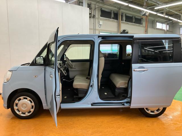 ムーヴキャンバスＸリミテッド　ＳＡIIバックカメラ連動フルセグナビ　ＵＳＢ接続　ＡＵＸ接続　ブルートゥース対応　衝突被害軽減ブレーキ　横滑り防止装置　両側電動スライドドア　置きラクボックス　プッシュエンジンスタート　キーフリーシステム（千葉県）の中古車