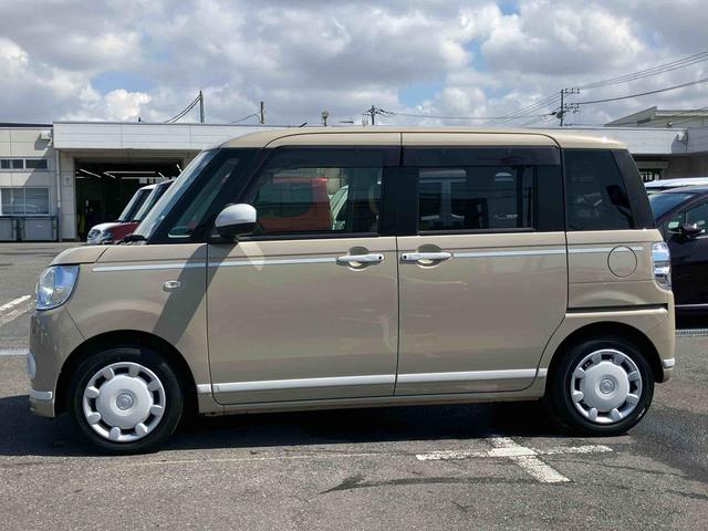 ムーヴキャンバスGホワイトアクセントVS SAIIIナビ/TV/DVD/BT/USB 全周囲カメラ 前後ドラレコ 運転席シートヒーター LEDヘッドライト オートライト スマアシ 置き楽ボックス フロントガラスディアイサー 両側電動スライドドア(千葉県)の中古車