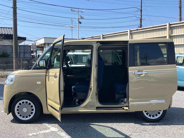 ムーヴキャンバスセオリーGターボ両側パワスラ LEDヘッド/フォグ シートヒーター 保温カップホルダー 電動駐車ブレーキ バックカメラ ステアリングスイッチ 置きラクBOX 自動追従クルコン コーナーセンサー 衝突被害軽減ブレーキ(千葉県)の中古車