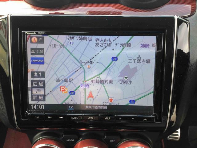 スイフトスポーツベースグレード　セーフティＰＫＧ装着車６か月保証　６速マニュアルミッション・フルセグナビ・ＥＴＣ・サイドエアバッグ・運転席シートヒーター付き（千葉県）の中古車