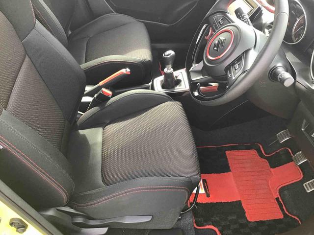 スイフトスポーツベースグレード　セーフティＰＫＧ装着車６か月保証　６速マニュアルミッション・フルセグナビ・ＥＴＣ・サイドエアバッグ・運転席シートヒーター付き（千葉県）の中古車