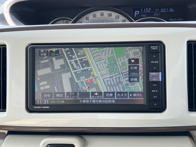 ムーヴキャンバスＧメイクアップリミテッド　ＳＡIIIナビ／ＴＶ／ＤＶＤ／ＢＴ／ＵＳＢ　全周囲カメラ　ドラレコ　ＬＥＤヘッドライト　オートライト　オートハイビーム　衝突被害軽減ブレーキ　置き楽ＢＯＸ　両側電動スライドドア　ステアリングリモコン　キーフリー（千葉県）の中古車