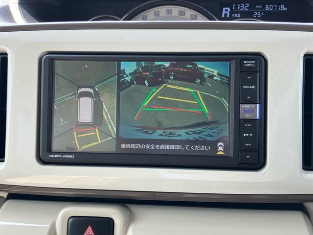 ムーヴキャンバスＧメイクアップリミテッド　ＳＡIIIナビ／ＴＶ／ＤＶＤ／ＢＴ／ＵＳＢ　全周囲カメラ　ドラレコ　ＬＥＤヘッドライト　オートライト　オートハイビーム　衝突被害軽減ブレーキ　置き楽ＢＯＸ　両側電動スライドドア　ステアリングリモコン　キーフリー（千葉県）の中古車