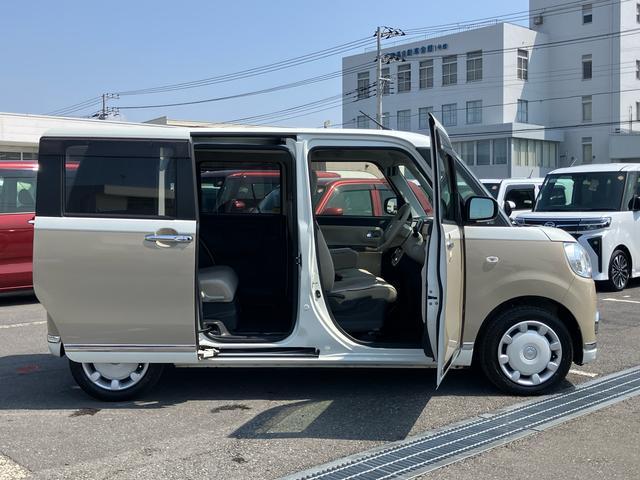 ムーヴキャンバスＧメイクアップリミテッド　ＳＡIIIナビ／ＴＶ／ＤＶＤ／ＢＴ／ＵＳＢ　全周囲カメラ　ドラレコ　ＬＥＤヘッドライト　オートライト　オートハイビーム　衝突被害軽減ブレーキ　置き楽ＢＯＸ　両側電動スライドドア　ステアリングリモコン　キーフリー（千葉県）の中古車