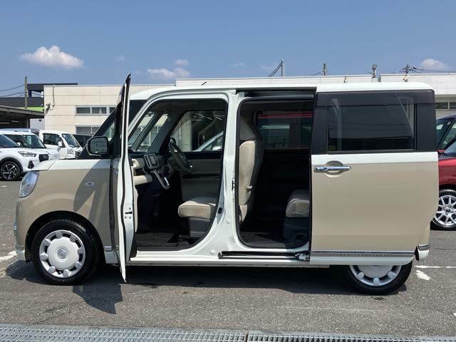 ムーヴキャンバスＧメイクアップリミテッド　ＳＡIIIナビ／ＴＶ／ＤＶＤ／ＢＴ／ＵＳＢ　全周囲カメラ　ドラレコ　ＬＥＤヘッドライト　オートライト　オートハイビーム　衝突被害軽減ブレーキ　置き楽ＢＯＸ　両側電動スライドドア　ステアリングリモコン　キーフリー（千葉県）の中古車