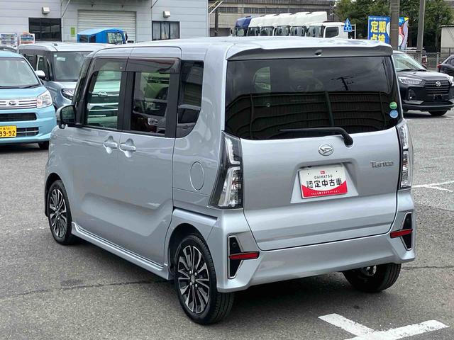 タントカスタムＲＳ９型ナビ／ＢＴ／ＴＶ／ＤＩＳＣ／全周囲カメラ／ステアスイッチ　ＥＴＣ　ターボ　両側パワスラ　１５インチアルミ　ＬＥＤヘッド／フォグ　スマートキー　シートヒーター　シートバックテーブル　自動追従クルコン（千葉県）の中古車