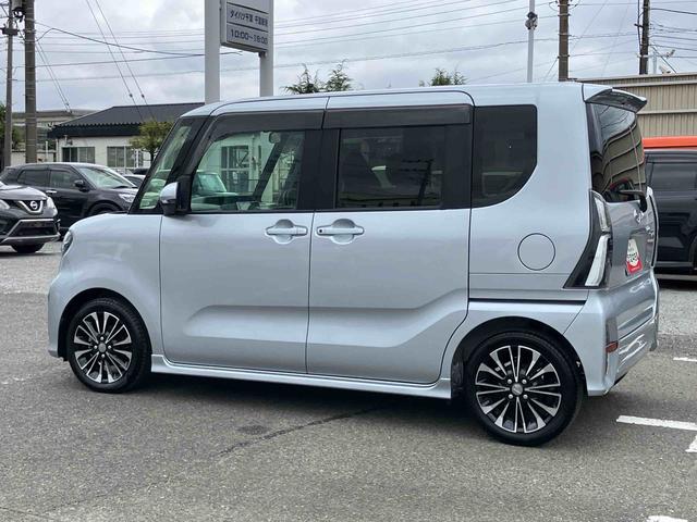 タントカスタムＲＳ９型ナビ／ＢＴ／ＴＶ／ＤＩＳＣ／全周囲カメラ／ステアスイッチ　ＥＴＣ　ターボ　両側パワスラ　１５インチアルミ　ＬＥＤヘッド／フォグ　スマートキー　シートヒーター　シートバックテーブル　自動追従クルコン（千葉県）の中古車