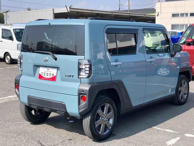 タフトＧターボ４ＷＤ　ターボ　ガラスルーフ　ルーフレール　ナビ／ＴＶ／ＤＶＤ／ＢＴ／ＵＳＢ　全周囲カメラ　前後ドラレコ　ＥＴＣ　ＬＥＤヘッドランプ　オートライト　シートヒーター　コ−ナ−センサー　電動駐車ブレーキ（千葉県）の中古車