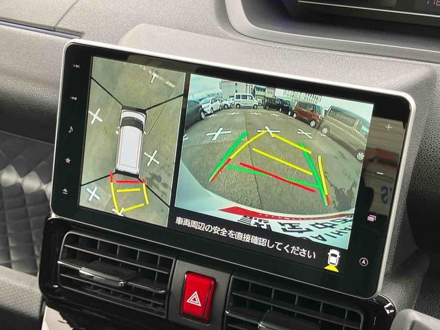 タントカスタムRSスタイルセレクションターボ 9型ナビ/TV/DVD/BT/USB 全周囲カメラ 前後ドラレコ ETC 全車速追従クルコン LEDヘッドライト オートライト ADB スマアシ コ−ナ−センサー シートヒーター 両電スライド(千葉県)の中古車