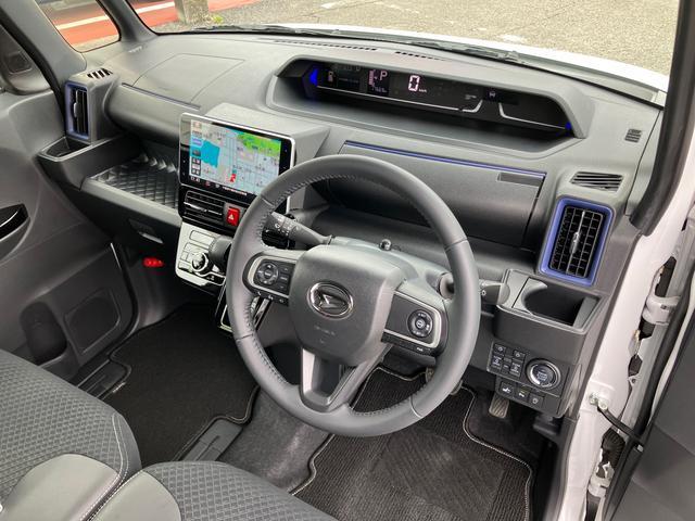 タントカスタムRSスタイルセレクションターボ 9型ナビ/TV/DVD/BT/USB 全周囲カメラ 前後ドラレコ ETC 全車速追従クルコン LEDヘッドライト オートライト ADB スマアシ コ−ナ−センサー シートヒーター 両電スライド(千葉県)の中古車