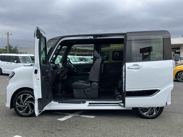 タントカスタムRSスタイルセレクションターボ 9型ナビ/TV/DVD/BT/USB 全周囲カメラ 前後ドラレコ ETC 全車速追従クルコン LEDヘッドライト オートライト ADB スマアシ コ−ナ−センサー シートヒーター 両電スライド(千葉県)の中古車