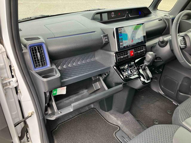 タントカスタムRSスタイルセレクションターボ 9型ナビ/TV/DVD/BT/USB 全周囲カメラ 前後ドラレコ ETC 全車速追従クルコン LEDヘッドライト オートライト ADB スマアシ コ−ナ−センサー シートヒーター 両電スライド(千葉県)の中古車