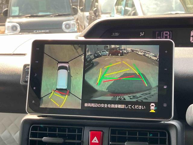 タントＸ９型ナビ／ＢＴ／ＴＶ／ＤＩＳＣ／全周囲カメラ　前後ドラレコ　ＥＴＣ　Ｐクラスター付ＬＥＤ室内灯　左側パワスラ　ＬＥＤ前ライト　スマートキー　シートヒーター　シートバックテーブル　衝突被害軽減ブレーキ（千葉県）の中古車