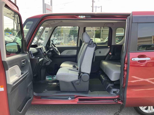 タントＸ９型ナビ／ＢＴ／ＴＶ／ＤＩＳＣ／全周囲カメラ　前後ドラレコ　ＥＴＣ　Ｐクラスター付ＬＥＤ室内灯　左側パワスラ　ＬＥＤ前ライト　スマートキー　シートヒーター　シートバックテーブル　衝突被害軽減ブレーキ（千葉県）の中古車