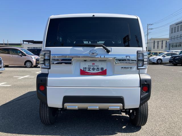 タフトＧターボ９型ＤＰオーディオ／ＢＴ／ＴＶ／Ｂカメラ　前後ドラレコ　ＥＴＣ　前後ガーニッシュ　ガラスルーフ　ルーフレール　１５インチアルミ　ＬＥＤヘッド／フォグ　シートヒーター　電動駐車ブレーキ　衝突被害軽減ＢＫ（千葉県）の中古車