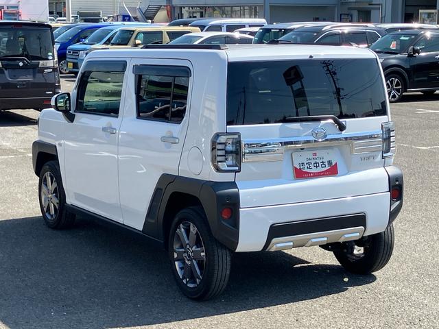 タフトＧターボ９型ＤＰオーディオ／ＢＴ／ＴＶ／Ｂカメラ　前後ドラレコ　ＥＴＣ　前後ガーニッシュ　ガラスルーフ　ルーフレール　１５インチアルミ　ＬＥＤヘッド／フォグ　シートヒーター　電動駐車ブレーキ　衝突被害軽減ＢＫ（千葉県）の中古車