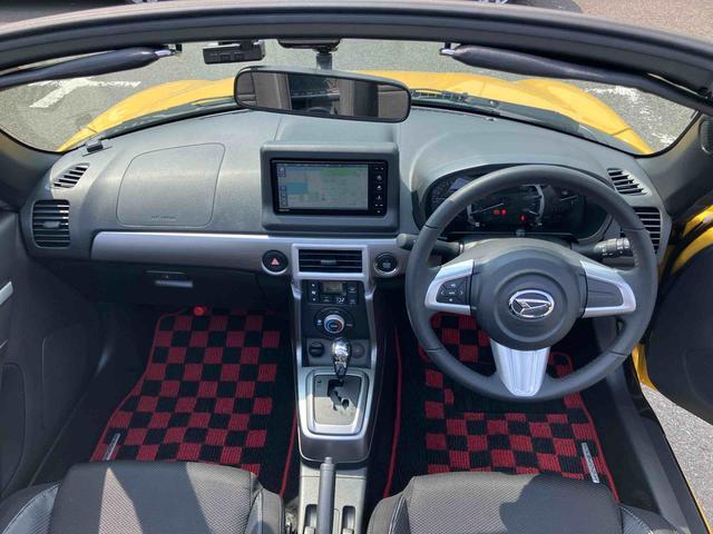 コペンセロターボ ナビ/TV/DVD/BT/USB ETC ドラレコ LEDヘッドライト オートライト シートヒーター 革巻ハンドル ステリモ チルハン オートエアコン キーフリー イモビ 電動ミラー アルミ(千葉県)の中古車