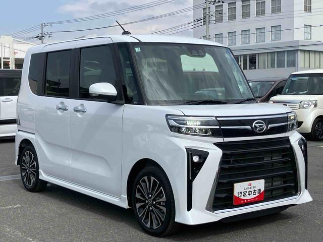 タントカスタムRSリミテッドターボ 両側電動スライド バックカメラ 全車速追従クルコン LEDヘッドライト フォグランプ オートライト オートハイビーム ADB シートヒーター コ−ナ−センサー 電動駐車ブレーキ アルミホイール(千葉県)の中古車