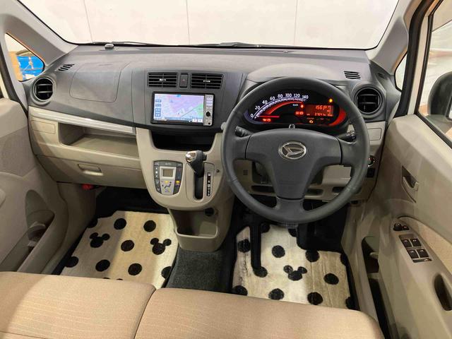 ムーヴX SAナビ/BT/TV/DISC/バックカメラ 14インチアルミホイール プッシュボタンスターター オートエアコン 電動格納ドアミラー 運転席シートリフター 横滑り防止装置 衝突被害軽減ブレーキ(千葉県)の中古車