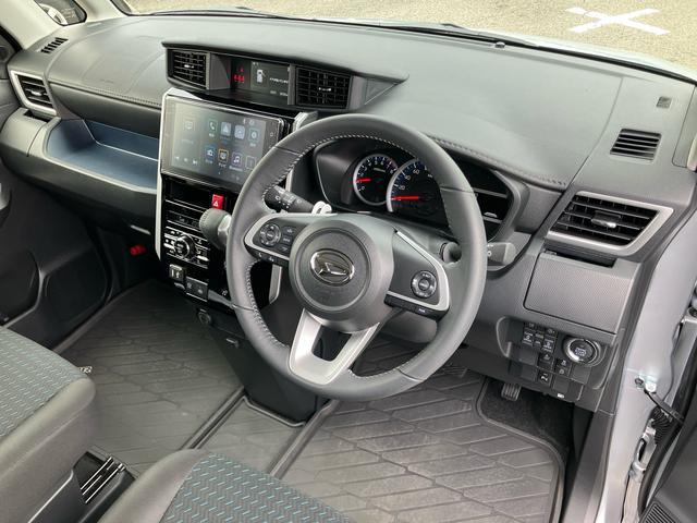 トールカスタムＧ９型ディスプレイオーディオ／ＴＶ／ＢＴ／ＵＳＢ　バックカメラ　全車速追従クルコン　ＬＥＤヘッドライト　オートライト　スマアシ　コーナーセンサー　電動駐車ブレーキ　キーフリー　革巻きステアリング　アルミ（千葉県）の中古車