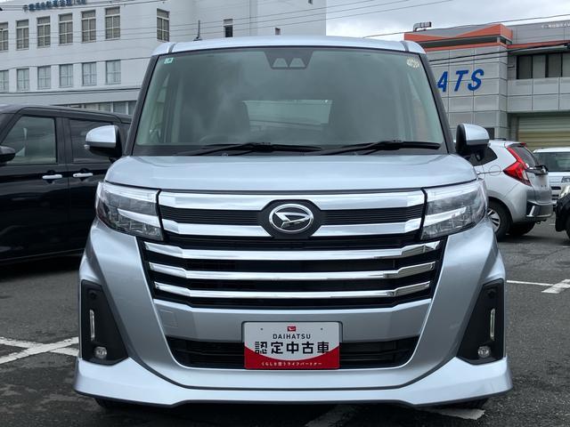 トールカスタムＧ９型ディスプレイオーディオ／ＴＶ／ＢＴ／ＵＳＢ　バックカメラ　全車速追従クルコン　ＬＥＤヘッドライト　オートライト　スマアシ　コーナーセンサー　電動駐車ブレーキ　キーフリー　革巻きステアリング　アルミ（千葉県）の中古車