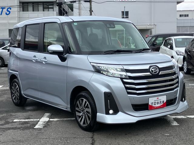 トールカスタムＧ９型ディスプレイオーディオ／ＴＶ／ＢＴ／ＵＳＢ　バックカメラ　全車速追従クルコン　ＬＥＤヘッドライト　オートライト　スマアシ　コーナーセンサー　電動駐車ブレーキ　キーフリー　革巻きステアリング　アルミ（千葉県）の中古車